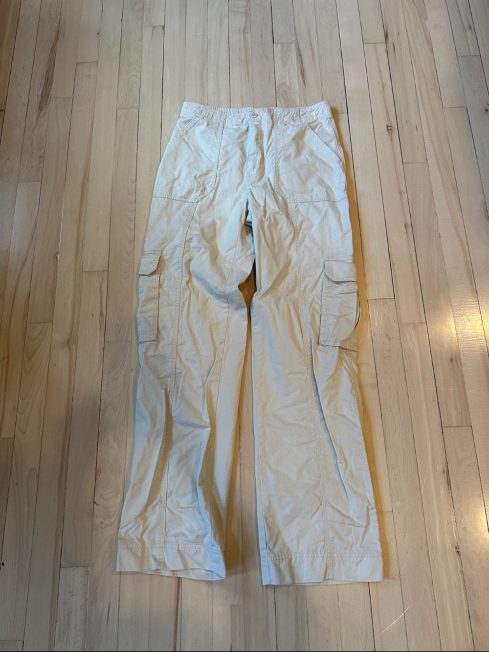 Beige Cargo Pants - Lightweight Utility Style